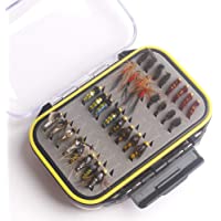 Kits de Pesca con Mosca- MKNZONE Cebos Artificiales de Hechos a Mano- Accesorios Cebos Articulos de Pesca para la Pesca…